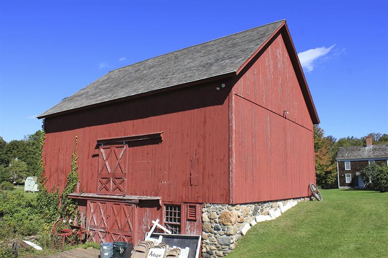 The old barn after harvest